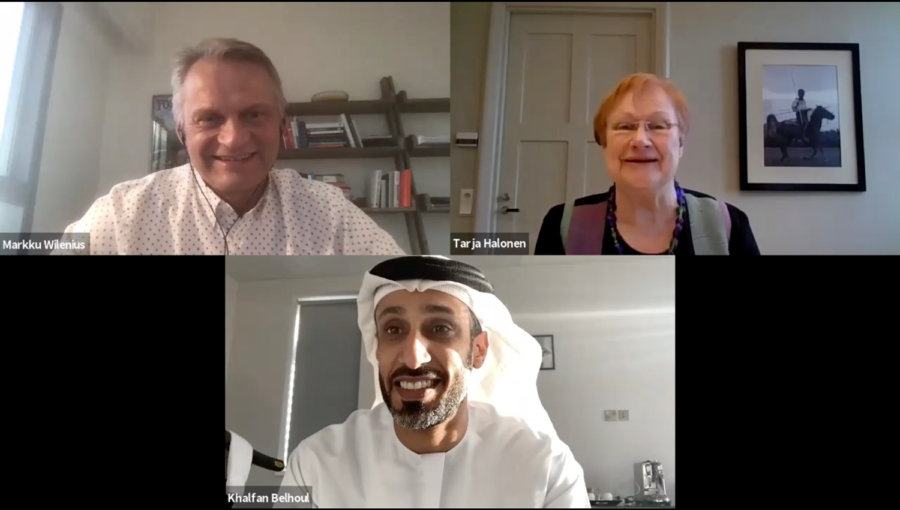 Dubai Future Academy hosts Tarja Halonen