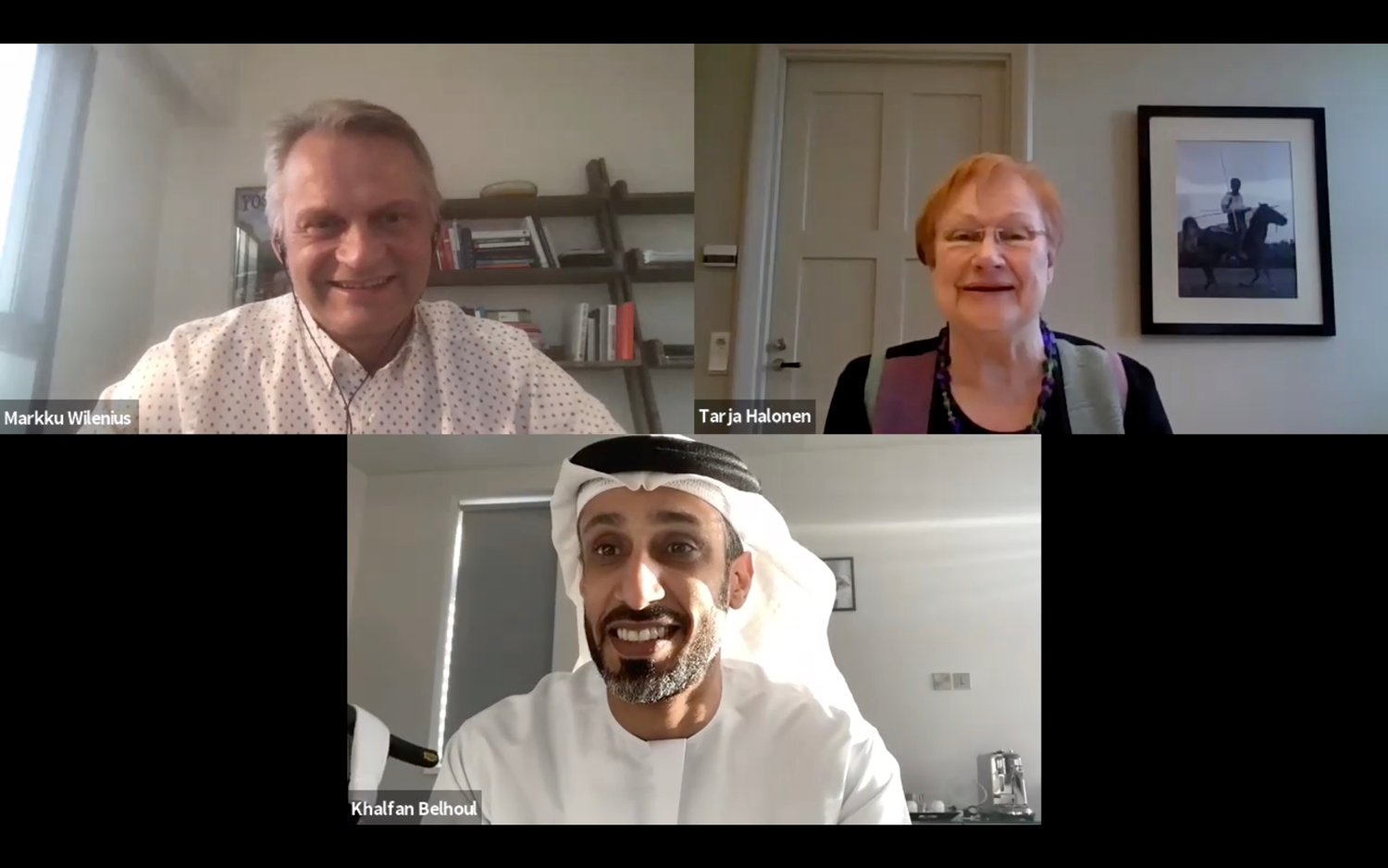 Dubai Future Academy hosts Tarja Halonen